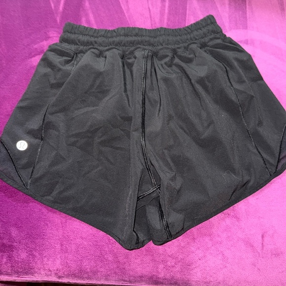 lululemon athletica Pants - Lululemon athletics black running shorts size 2